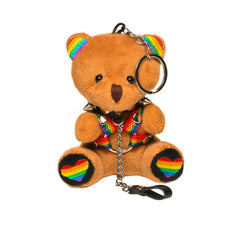 XR Pride Teddy Bear keychain, view 3