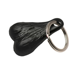 XR Big Nuts Black Keychain, view 4