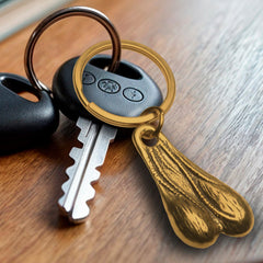 XR Big Nuts Brass Keychain, view 7