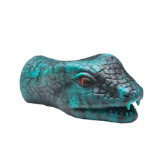 Creature Cocks Serpentine stroker in green, view 5