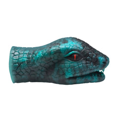 Creature Cocks Serpentine stroker in green, view 8