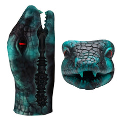 Creature Cocks Serpentine stroker in green, view 4