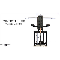 Enforcer Chair with Sex Machine