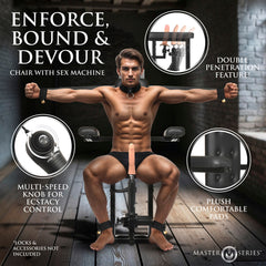 Enforcer Chair with Sex Machine