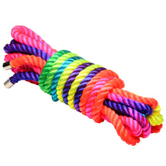 Master Series rainbow shibari rope 16 ft, view 5