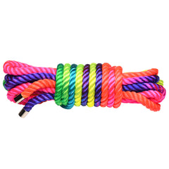 Master Series rainbow shibari rope 16 ft, view 2