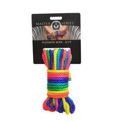 Master Series rainbow shibari rope 32 ft, view 8
