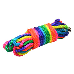 Master Series rainbow shibari rope 32 ft, view 2