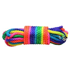 Master Series rainbow shibari rope 32 ft, view 3