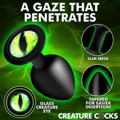 Creature Eye silicone butt plug, view 3