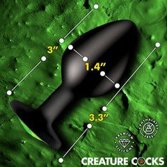 Creature Eye silicone butt plug, view 4