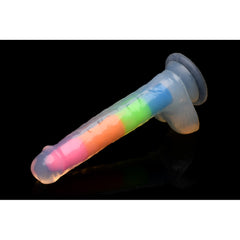 Lollicock 7" GID Rainbow Silicone balls*