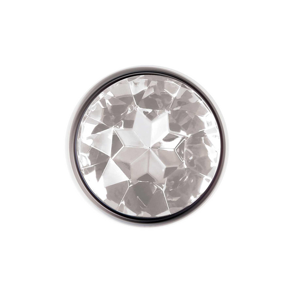 Adam & Eve Clear Gem Anal Plug Medium