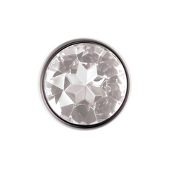 Adam & Eve Clear Gem Anal Plug Medium