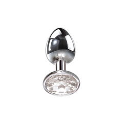 Adam & Eve Clear Gem Anal Plug Small