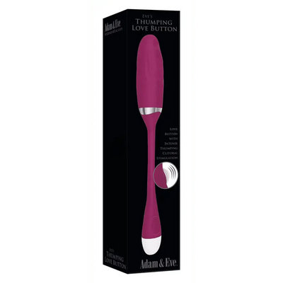 Adam & Eve Eve's Thumping Love Button Bullet Vibrator - Dreamy Desire