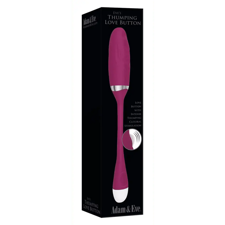 Adam & Eve Eve's Thumping Love Button Bullet Vibrator - Dreamy Desire