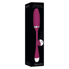 Adam & Eve Eve's Thumping Love Button Bullet Vibrator - Dreamy Desire