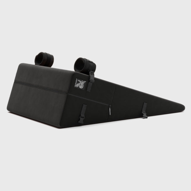 Black Label Ramp Sex with Cuffs, Décor Velvet, Black
