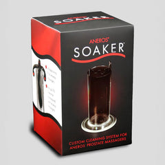 Aneros Soaker custom cleaning system box with red and black packaging design