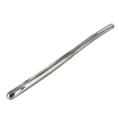Angled view of the double-ended urethral sound showing tapered tips and uniform shaft
