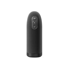 Arcwave Ion stroker upright view displaying textured black casing and three control buttons