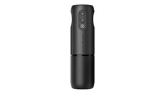 Arcwave Orbit stroker front-facing view showing pressure-sensitive control buttons on handle