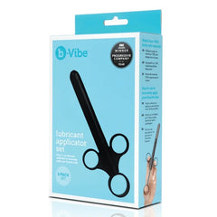 b-Vibe Lubricant Applicator Set 3-pack in light blue retail box with product visible