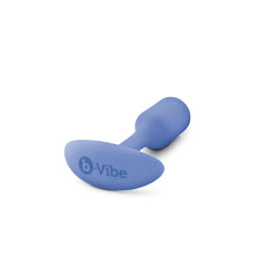 b-Vibe Snug Plug 1 laying on side showing curved anchor base and brand logo