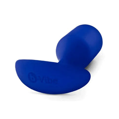 b-Vibe Snug Plug 4 lying flat showing ergonomic anchor base and smooth matte silicone finish