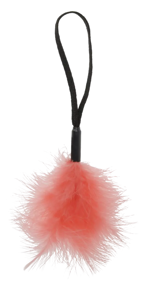 Peach Wrist Feather Tickler