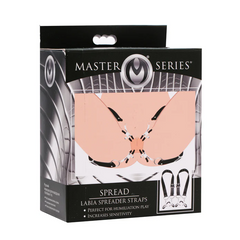 Labia Spreader Straps w Clamps