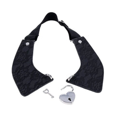 Heartbound Lace Day Collar - Black