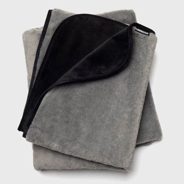 Fasinator Throw - Regular size - Faux Fur Grey & Black - Dreamy Desire