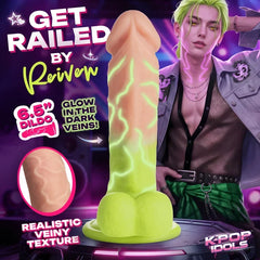 XR Reiven silicone dildo, view 3