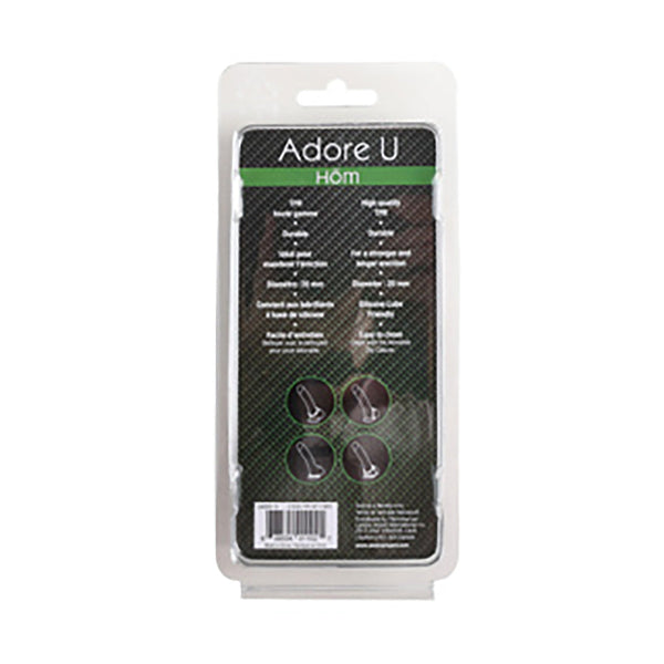 Back of Adore U Höm packaging showing bilingual product details and usage diagrams