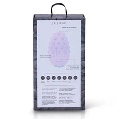 Back of Je Joue Mimi Deux packaging showing features, icons, and multilingual specs