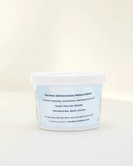 Back label of Boy Butter lubricant tub showing coconut oil formula details, 16 oz