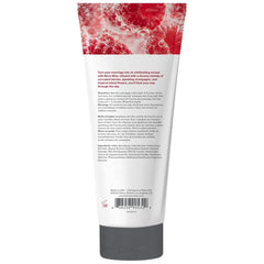 Back label of Coochy Berry Bliss Shave Cream showing directions and ingredients list