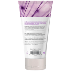 Back label of Coochy Floral Haze shave cream showing directions and ingredients list
