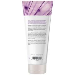 Back label of Coochy Floral Haze Shave Cream showing directions, warnings, and ingredient list