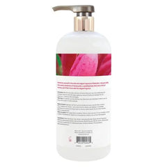 Back label of Coochy Seduction Shave Cream showing directions and ingredients list