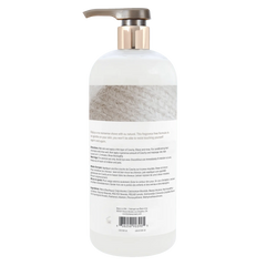 Back label of Coochy Shave Cream Au Natural showing directions, warnings, and ingredients list