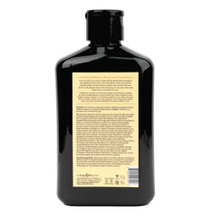 Back label of Hemp Seed at Night Bubble Bath showing directions and ingredient list, 250ml