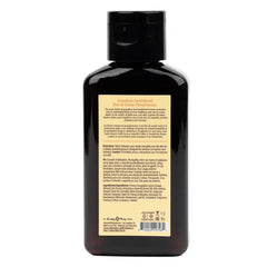 Back label of Hemp Seed at Night Massage Oil showing directions and ingredient list
