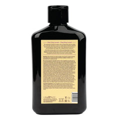 Back label of Hemp Seed at Night Massage Oil showing directions and ingredient list