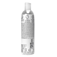 Back label of Wet Uranus water-based anal lubricant showing multilingual usage instructions and icons