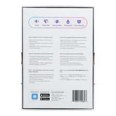 Back of Lovense Hush 2 box showing features, multilingual text, and package contents list