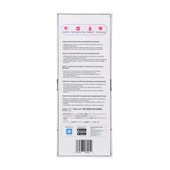 Back of Lovense Hyphy packaging showing multilingual product details and warranty icons