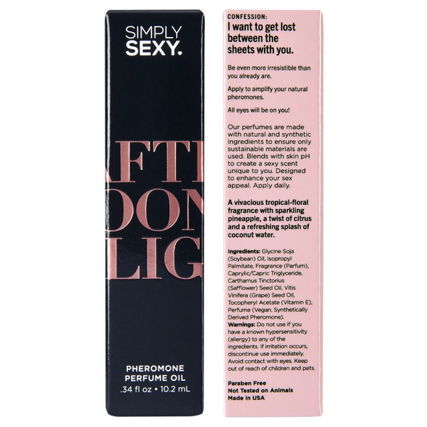Back panel of Afternoon Delight box displaying scent description, ingredients list, and usage directions